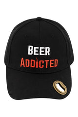 BeerAddicted шапка со отворач за шишиња