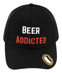 BeerAddicted шапка со отворач за шишиња