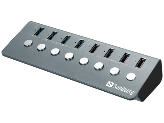 Sandberg Hub USB 3.0 - Hub 4xData + 4xCharge
