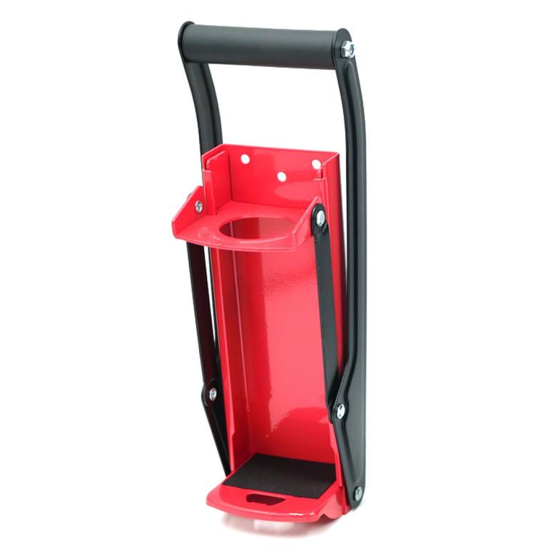 Метална машина за кршење лименки за пиво - Црвена