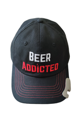 BeerAddicted шапка со отворач за шишиња на визир