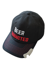 BeerAddicted шапка со отворач за шишиња на визир